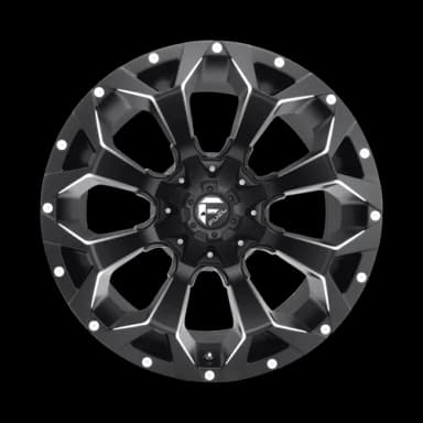 Легкосплавний диск 20" Fuel Assault 20x10 ET-18 5x114,3/127 матовий чорний Milled - фото My Tuning Lab