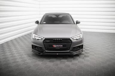 Передній сплітер V.4 Maxton Audi S4 / A4 S-Line B9 - фото My Tuning Lab