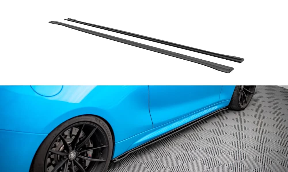 Накладки на пороги Street Pro Maxton BMW M2 F87 - фото My Tuning Lab