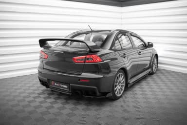 Задні сплітери Boczne Street Pro + Flaps Maxton Mitsubishi Lancer EVO X - фото My Tuning Lab
