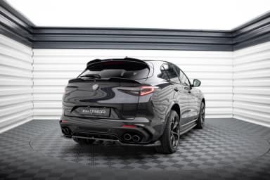 Задній сплітер (Z Dyfuzorem) Maxton Alfa Romeo Stelvio Quadrifoglio Mk1 - фото My Tuning Lab