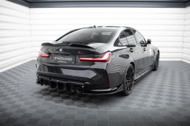 Задні сплітери Boczne V.6 Maxton CSL Look (Do dokładki V.1) BMW M3 Sedan / Touring G80 / G81 - фото My Tuning Lab
