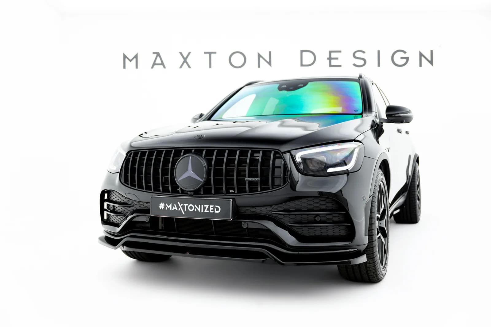 Передній сплітер Maxton Mercedes-Benz GLC Coupe AMG-Line C253 / AMG GLC 43 SUV X253 Facelift - фото My Tuning Lab