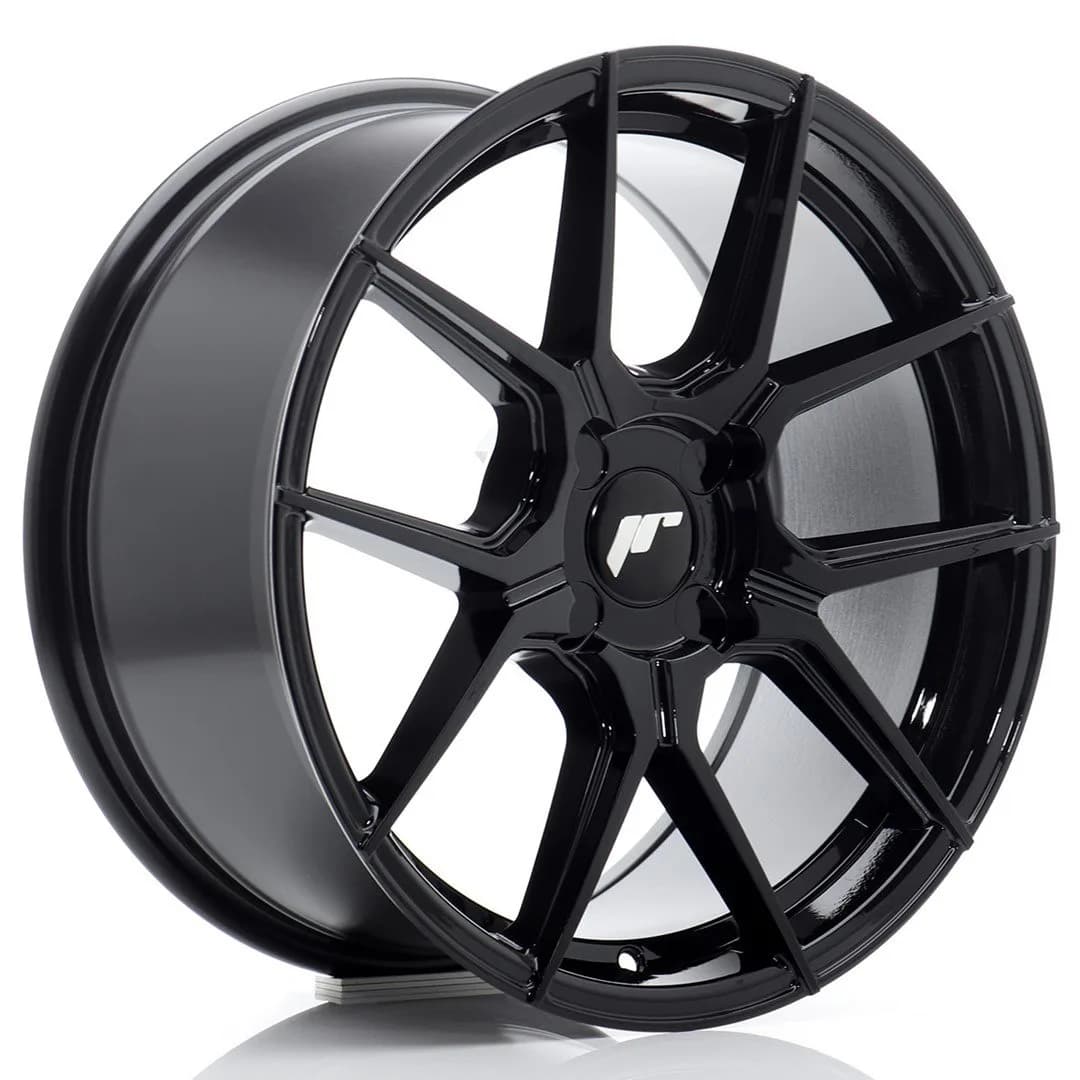 Легкосплавний диск 17" Japan Racing JR30 17x8 ET20-40 BLANK глянцевий чорний - фото My Tuning Lab