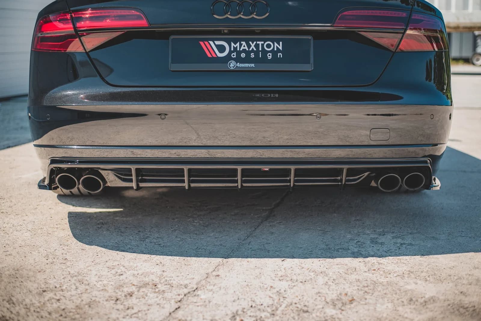 Задня накладка Maxton Audi S8 D4 Facelift - фото My Tuning Lab