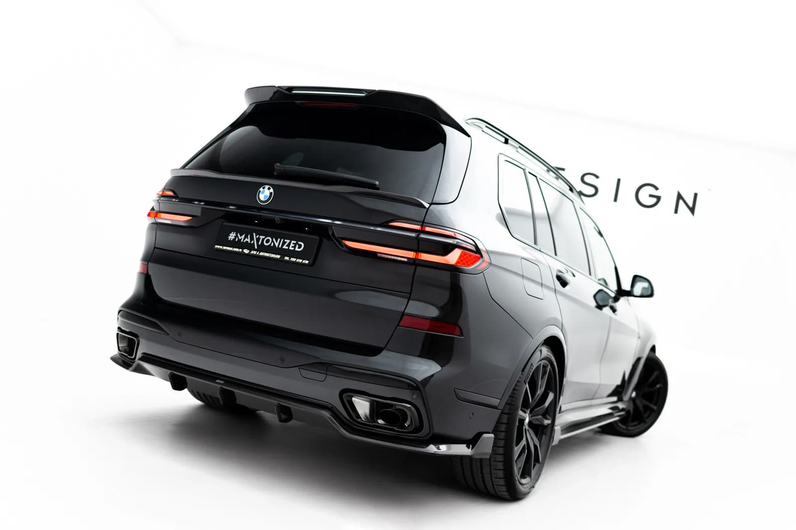 Karbonowy Spoiler Tylnej Klapy (Górny) Prepreg Maxton BMW X7 M-пакет G07 / G07 Facelift - фото My Tuning Lab