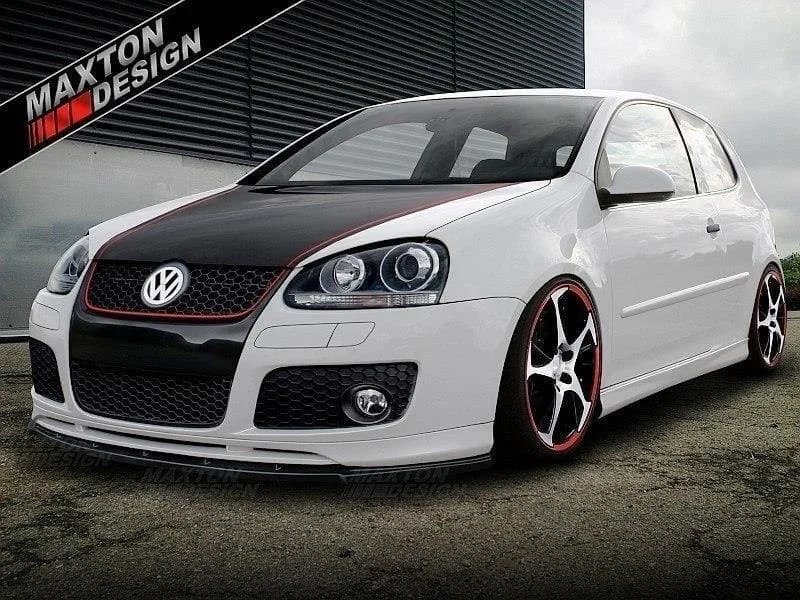 Передній сплітер Maxton Volkswagen Golf MK5 GTI Votex (чорний глянець) - фото My Tuning Lab
