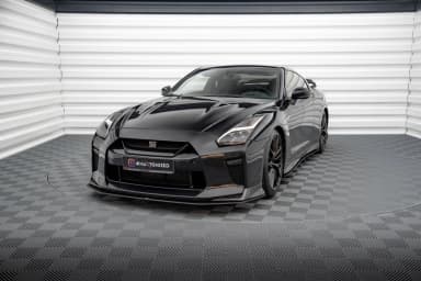 Передній сплітер Street Pro Maxton Nissan GTR R35 Facelift - фото My Tuning Lab