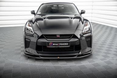 Передній сплітер V.1 Maxton Nissan GTR R35 Facelift - фото My Tuning Lab