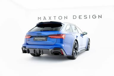 Karbonowy Задній дифузор Prepreg Maxton Audi RS6 / RS7 C8 (wersja z hakiem) - фото My Tuning Lab