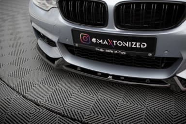 Передній сплітер V.4 Maxton BMW 4 Coupe / Gran Coupe / Cabrio M-пакет F32 / F36 / F33 - фото My Tuning Lab