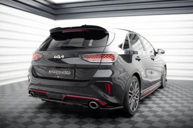 Задній центральний сплітер з дифузором Maxton Kia Ceed GT Mk3 Facelift - фото My Tuning Lab