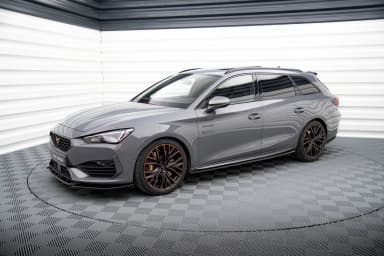 Накладки на пороги Maxton Cupra Leon ST / Hatchback Aero Mk1 / Mk1 Facelift - фото My Tuning Lab