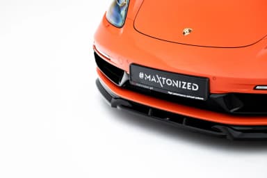 Передній сплітер V.3 Maxton Porsche 718 Cayman GTS 982c / 718 Boxster GTS 982 - фото My Tuning Lab