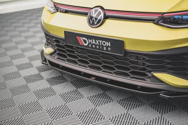 Передній сплітер V.2 Maxton Volkswagen Golf 8 GTI Clubsport - фото My Tuning Lab