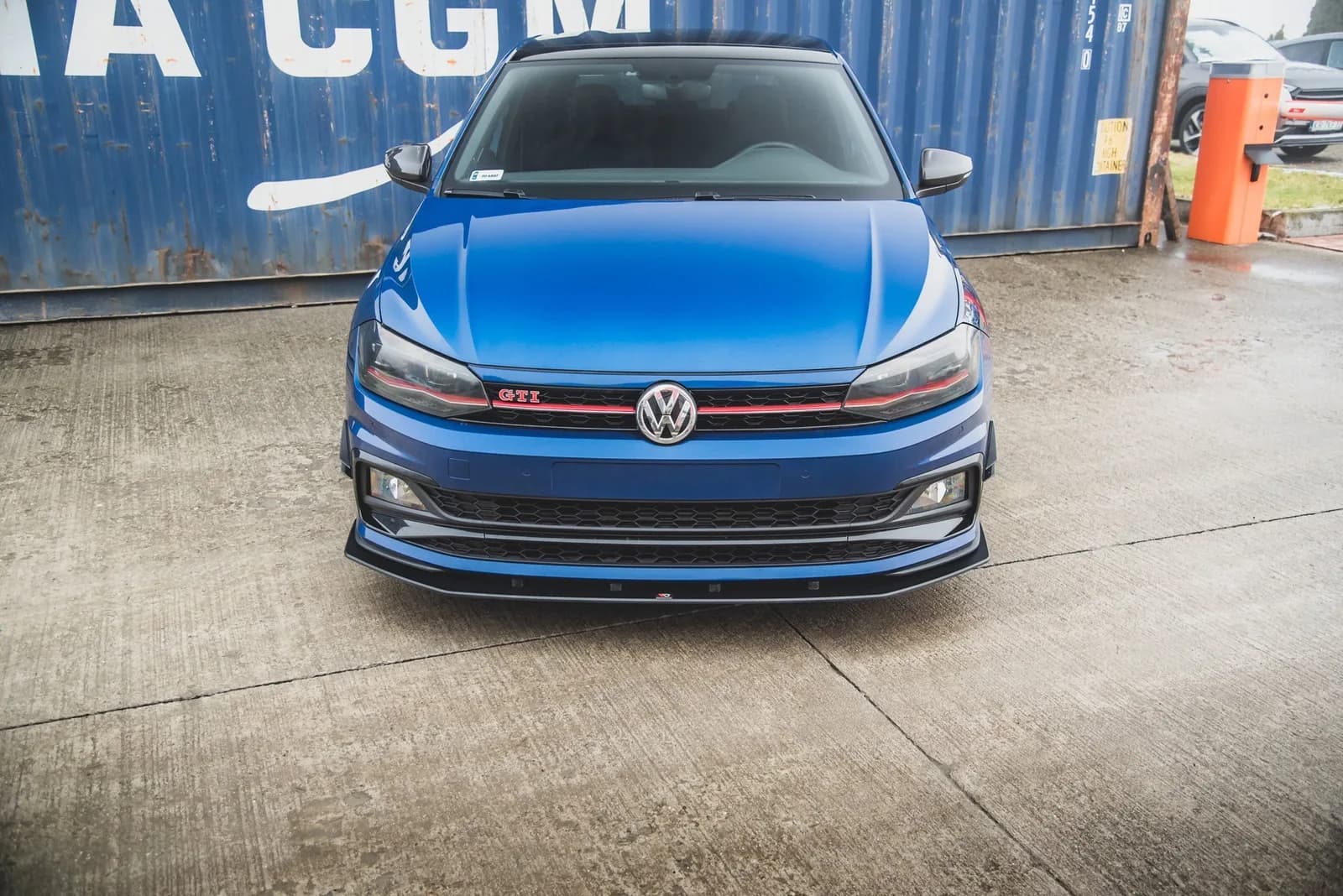 Передній сплітер Street Pro Maxton Volkswagen Polo GTI Mk6 - фото My Tuning Lab