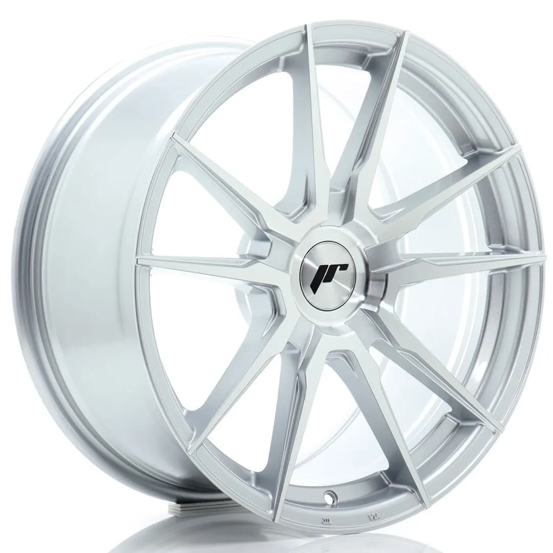 Легкосплавний диск 18" Japan Racing JR21 18x8,5 ET35 5x112 срібний з фрезеруванням - фото My Tuning Lab