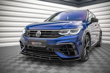 Передній сплітер V.1 Maxton Volkswagen Tiguan R / R-Line Mk2 Facelift - фото My Tuning Lab