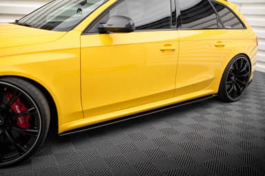 Накладки на пороги Street Pro Maxton Audi RS4 B8 - фото My Tuning Lab