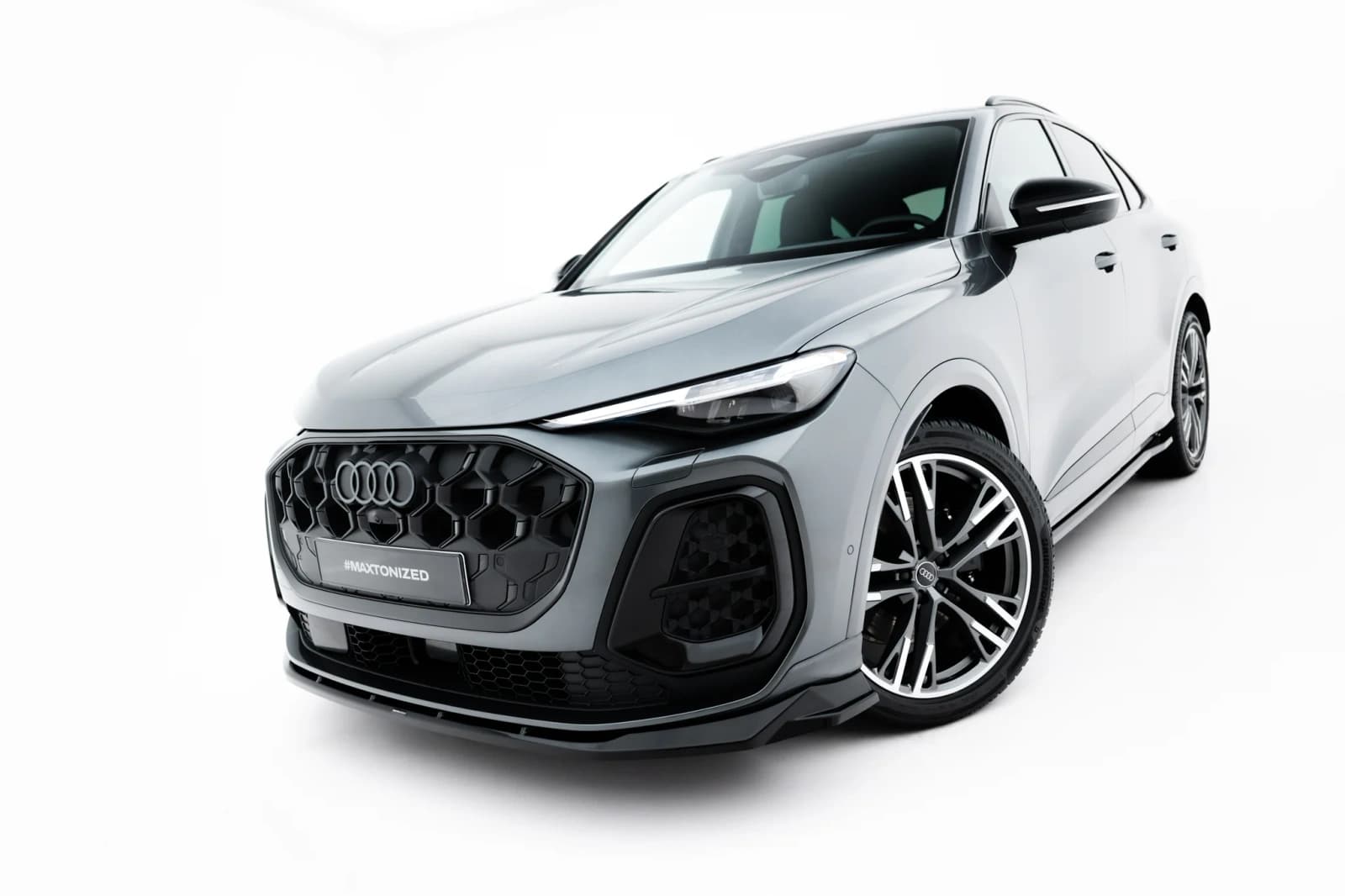 Передній сплітер Maxton Audi SQ5 / Q5 S-Line Sportback / SUV Mk3 - фото My Tuning Lab