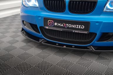Передній сплітер V.2 Maxton BMW 1 M-пакет E87 Facelift - фото My Tuning Lab