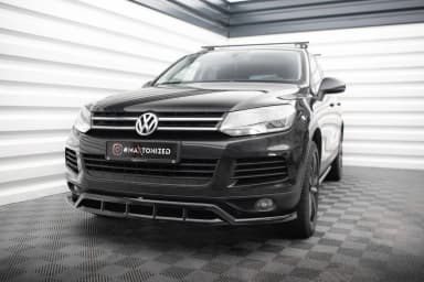Передній сплітер Maxton Volkswagen Touareg Mk2 - фото My Tuning Lab