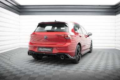 Задня накладка + Atrapa Вихлопu Maxton Volkswagen Golf GTE / R-Line Mk8 / Mk8 Facelift - фото My Tuning Lab