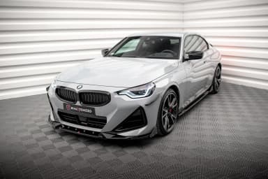 Передній сплітер V.2 + Flaps Maxton BMW 2 Coupe M-пакет / M240i G42 - фото My Tuning Lab