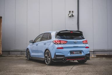 Задній сплітер (Z Dyfuzorem) Maxton Hyundai I30 N Mk3 Hatchback - фото My Tuning Lab