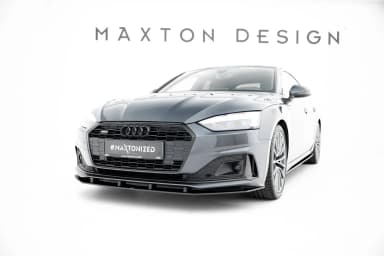 Передній сплітер Street Pro Maxton Audi A5 F5 Facelift - фото My Tuning Lab