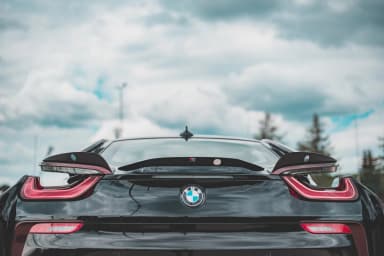 Środkowe Продовження спойлера Maxton BMW i8 (чорний глянець) - фото My Tuning Lab