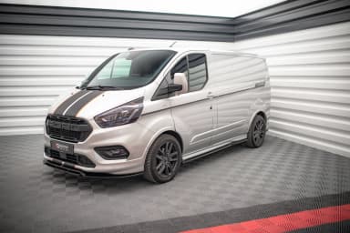 Накладки на пороги Maxton Ford Transit Custom ST-Line Mk1 Facelift - фото My Tuning Lab