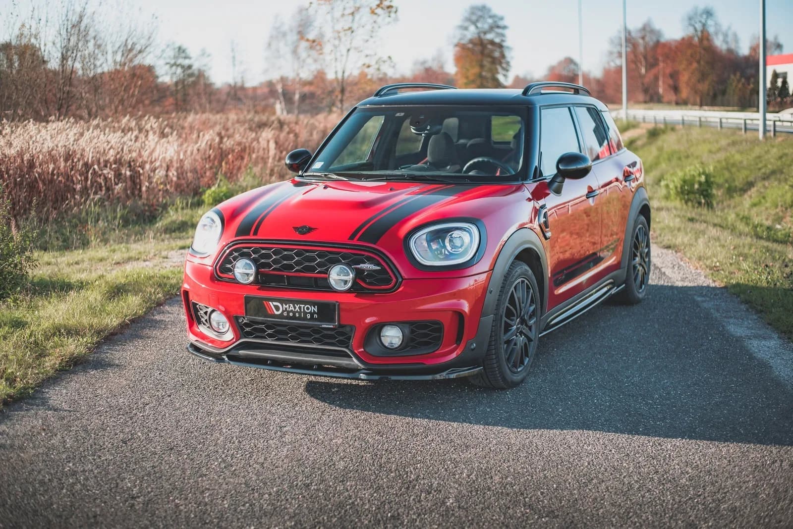 Передній сплітер V.2 Maxton Mini Countryman Mk2 F60 JCW - фото My Tuning Lab