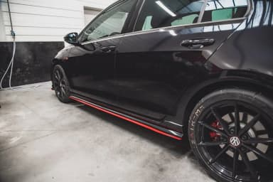 Накладки на пороги Maxton Volkswagen Golf GTI TCR Mk7 - фото My Tuning Lab