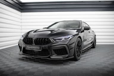 Канарди (аеродинамічні накладки переднього бампера) Maxton BMW M8 Gran Coupe F93 / Coupe F92 - фото My Tuning Lab