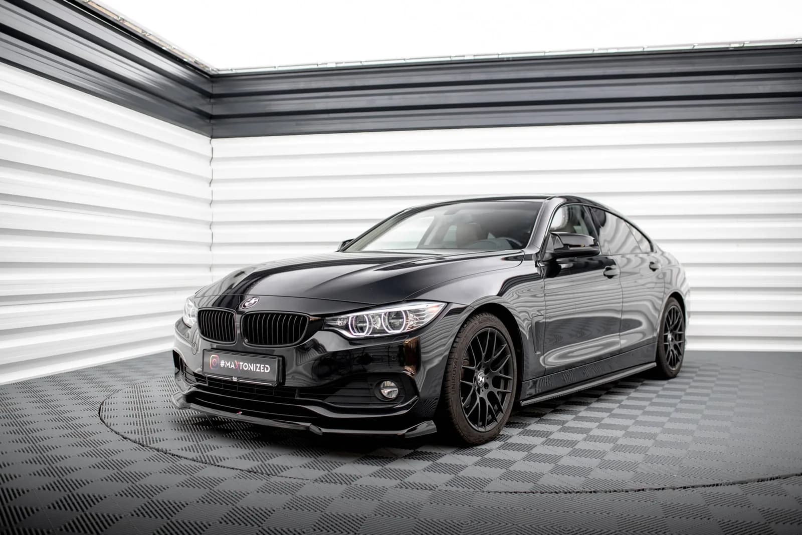 Передній сплітер V.1 Maxton BMW 4 Gran Coupe F36 - фото My Tuning Lab
