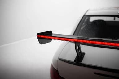 Karbonowy Spoiler Z Wewnętrznymi Wspornikami V.1 + LED Maxton BMW 1 M E82 - фото My Tuning Lab