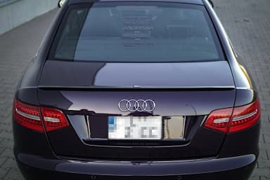 Продовження спойлера Maxton Audi A6 S-Line C6 FL Sedan (чорний глянець) - фото My Tuning Lab