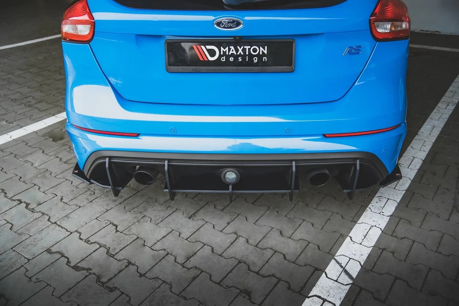 Задній дифузор Racing Durability Maxton Ford Focus RS Mk3 - фото My Tuning Lab