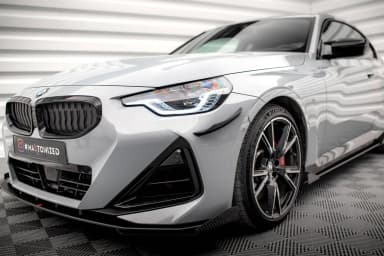 Канарди (аеродинамічні накладки переднього бампера) Maxton BMW 2 Coupe M-пакет / M240i G42 - фото My Tuning Lab