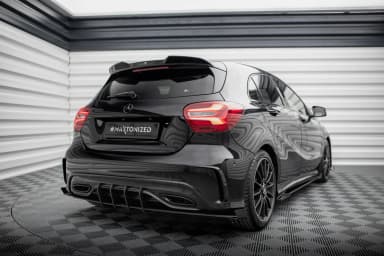 Задні сплітери Boczne Street Pro + Flaps Maxton Mercedes-Benz A AMG-Line W176 Facelift - фото My Tuning Lab