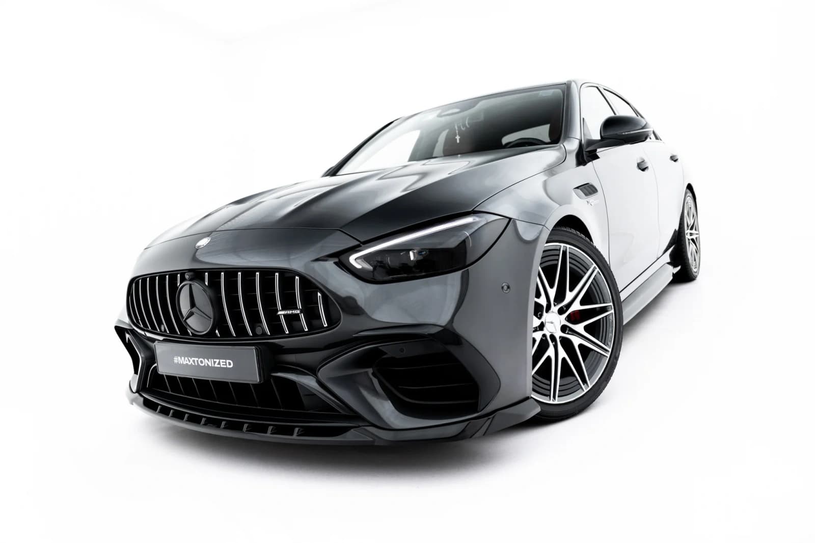 Передній сплітер V.1 Maxton Mercedes-AMG C63 Sedan / Estate W206 / S206 - фото My Tuning Lab