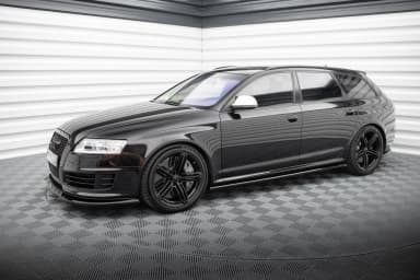 Накладки на пороги V.2 Maxton Audi RS6 Avant C6 - фото My Tuning Lab