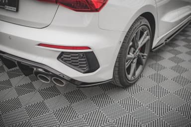 Задні сплітери Boczne V.2 Maxton Audi S3 / A3 S-Line Sportback 8Y - фото My Tuning Lab