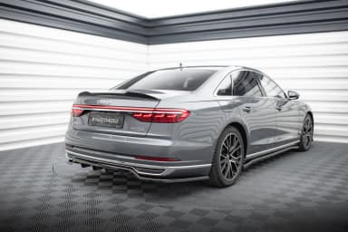 Задній сплітер (Z Dyfuzorem) Maxton Audi A8 D5 - фото My Tuning Lab