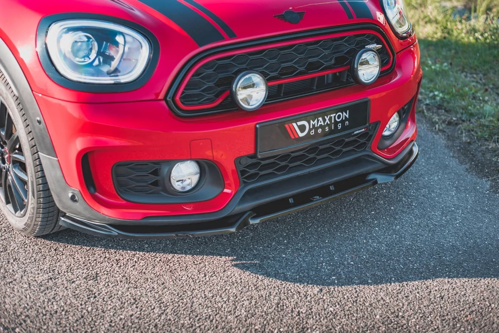 Передній сплітер V.1 Maxton Mini Countryman Mk2 F60 JCW - фото My Tuning Lab