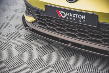 Передній сплітер V.1 + Flaps Maxton Volkswagen Golf 8 GTI Clubsport - фото My Tuning Lab