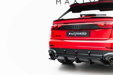 Задній сплітер (Z Dyfuzorem) Maxton Audi RSQ8 Mk1 Facelift - фото My Tuning Lab