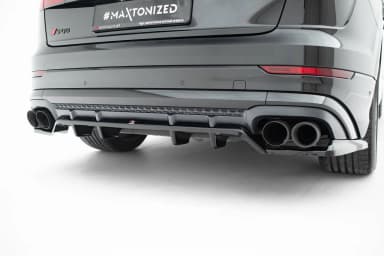 Задній сплітер (Z Dyfuzorem) V.2 Maxton Audi SQ8 / Q8 S-Line Mk1 Facelift - фото My Tuning Lab