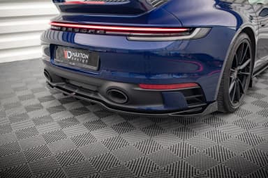 Задній центральний сплітер з дифузором V.2 Maxton Porsche 911 Carrera Aero / Carrera GTS 992 - фото My Tuning Lab